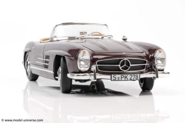 Norev - 1:18 Mercedes-Benz 300 SL Roadster 1957 Dark Red - Diecast Model