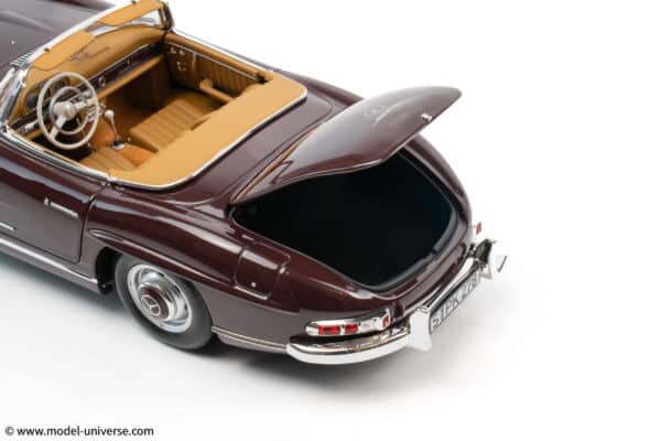 Norev - 1:18 Mercedes-Benz 300 SL Roadster 1957 Dark Red - Diecast Model
