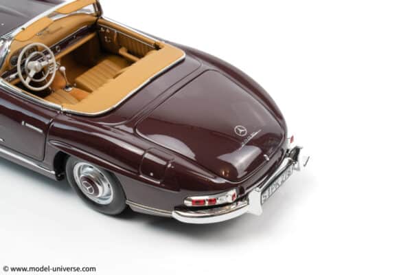 Norev - 1:18 Mercedes-Benz 300 SL Roadster 1957 Dark Red - Diecast Model