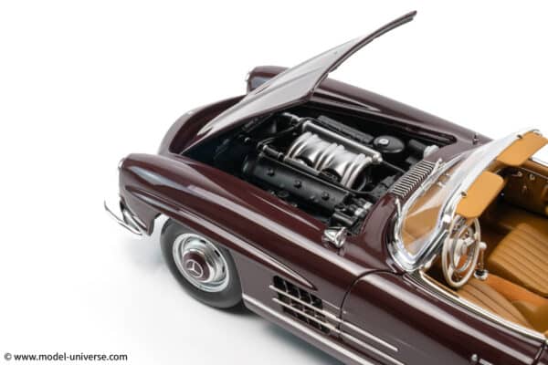 Norev - 1:18 Mercedes-Benz 300 SL Roadster 1957 Dark Red - Diecast Model