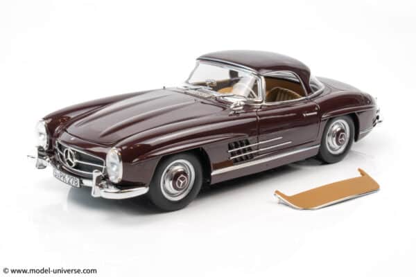 Norev - 1:18 Mercedes-Benz 300 SL Roadster 1957 Dark Red - Diecast Model