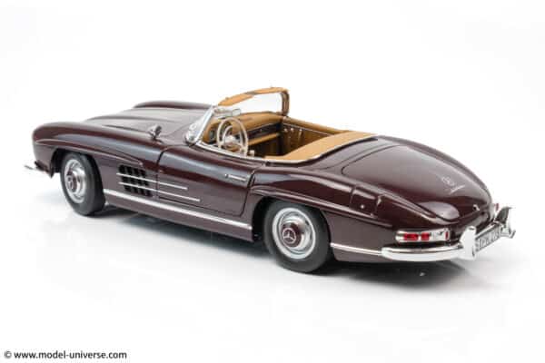 Norev - 1:18 Mercedes-Benz 300 SL Roadster 1957 Dark Red - Diecast Model