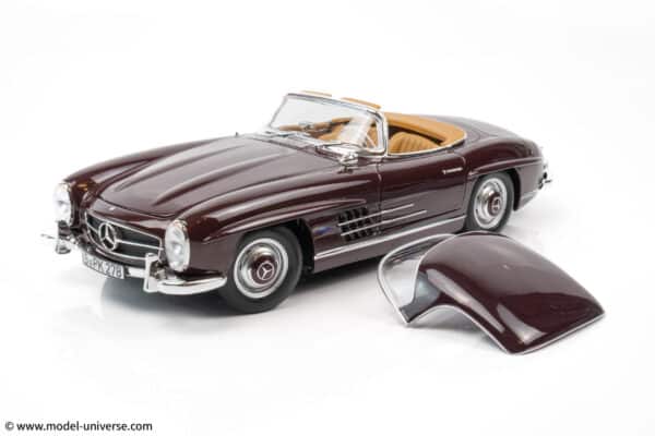 Norev - 1:18 Mercedes-Benz 300 SL Roadster 1957 Dark Red - Diecast Model
