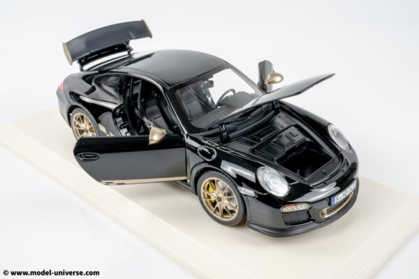 Norev - 1:18 Porsche 911 (997.2) GT3 RS 2009 Black & Gold - Diecast Model 21 Norev - 1:18 Porsche 911 (997.2) GT3 RS 2009 Black & Gold - Diecast Model