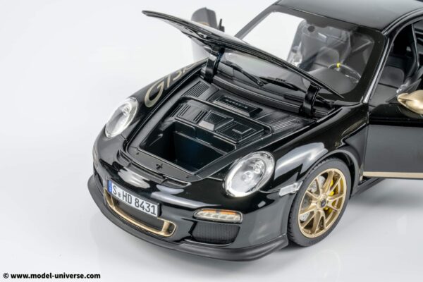 Norev - 1:18 Porsche 911 (997.2) GT3 RS 2009 Black & Gold - Diecast Model 25 Norev - 1:18 Porsche 911 (997.2) GT3 RS 2009 Black & Gold - Diecast Model