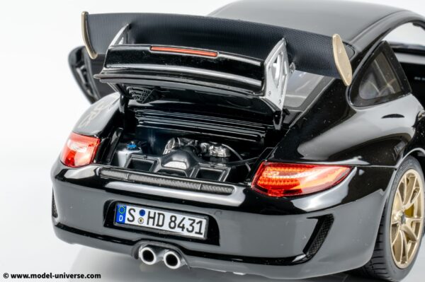 Norev - 1:18 Porsche 911 (997.2) GT3 RS 2009 Black & Gold - Diecast Model 24 Norev - 1:18 Porsche 911 (997.2) GT3 RS 2009 Black & Gold - Diecast Model