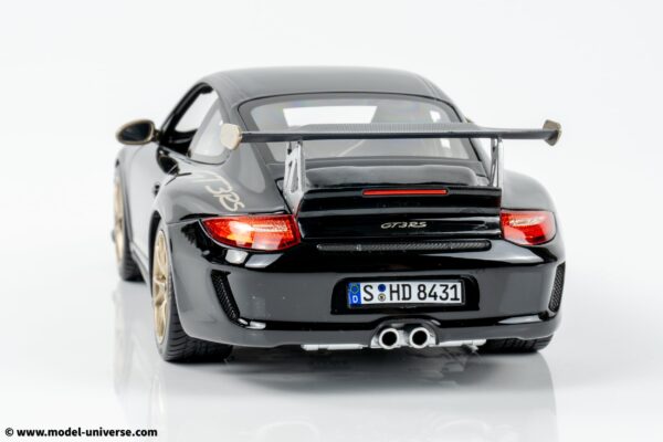 Norev - 1:18 Porsche 911 (997.2) GT3 RS 2009 Black & Gold - Diecast Model 27 Norev - 1:18 Porsche 911 (997.2) GT3 RS 2009 Black & Gold - Diecast Model