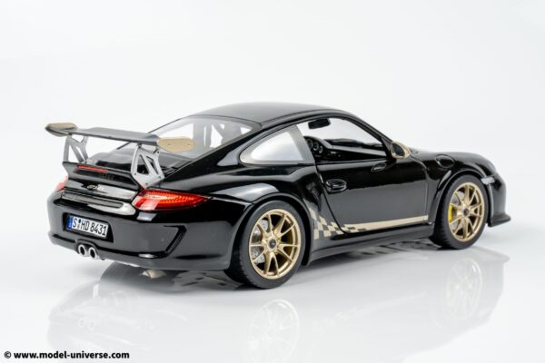 Norev - 1:18 Porsche 911 (997.2) GT3 RS 2009 Black & Gold - Diecast Model 29 Norev - 1:18 Porsche 911 (997.2) GT3 RS 2009 Black & Gold - Diecast Model