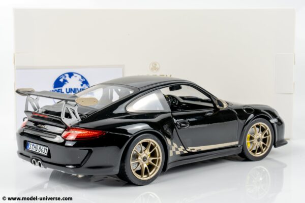 Norev - 1:18 Porsche 911 (997.2) GT3 RS 2009 Black & Gold - Diecast Model 18 Norev - 1:18 Porsche 911 (997.2) GT3 RS 2009 Black & Gold - Diecast Model