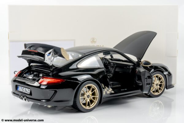 Norev - 1:18 Porsche 911 (997.2) GT3 RS 2009 Black & Gold - Diecast Model 19 Norev - 1:18 Porsche 911 (997.2) GT3 RS 2009 Black & Gold - Diecast Model