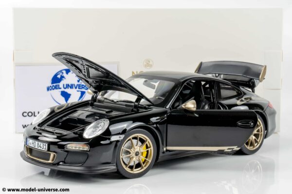 Norev - 1:18 Porsche 911 (997.2) GT3 RS 2009 Black & Gold - Diecast Model 17 Norev - 1:18 Porsche 911 (997.2) GT3 RS 2009 Black & Gold - Diecast Model