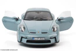 Norev 1:18 Porsche 911 (992) S/T Meissen Blue 2023 - Diecast Model