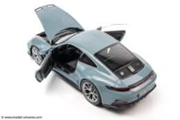 Norev 1:18 Porsche 911 (992) S/T Meissen Blue 2023 - Diecast Model