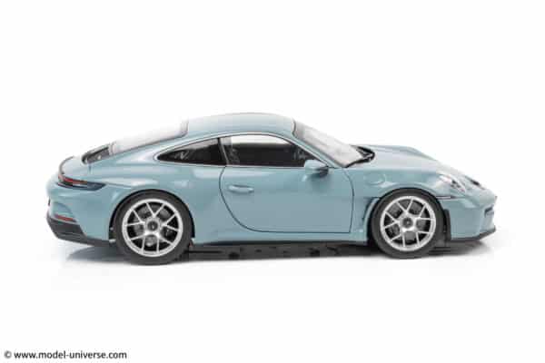 Norev 1:18 Porsche 911 (992) S/T Meissen Blue 2023 - Diecast Model