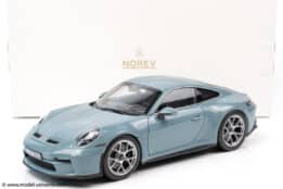 Norev 1:18 Porsche 911 (992) S/T Meissen Blue 2023 - Diecast Model
