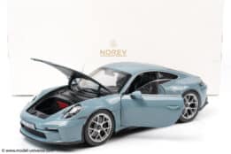 Norev 1:18 Porsche 911 (992) S/T Meissen Blue 2023 - Diecast Model