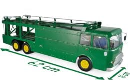 Norev - 1:18 Fiat Bartoletti Tipo 306/2 David Piper Racing Green Race Car Transporter - Limited Edition Diecast Model