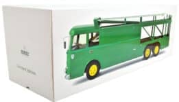 Norev - 1:18 Fiat Bartoletti Tipo 306/2 David Piper Racing Green Race Car Transporter - Limited Edition Diecast Model