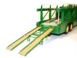Norev - 1:18 Fiat Bartoletti Tipo 306/2 David Piper Racing Green Race Car Transporter - Limited Edition Diecast Model
