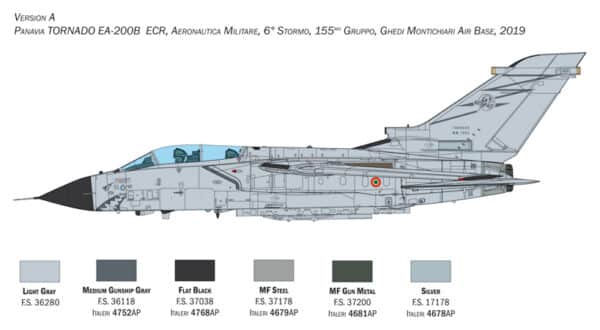 Italeri - 1:32 Tornado ECR (2517) Model Kit