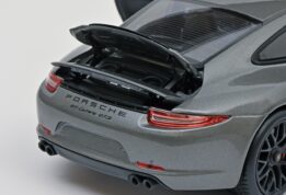 Schuco 1/18 Porsche 911 GTS Coupe Grey Diecast Model 450039600
