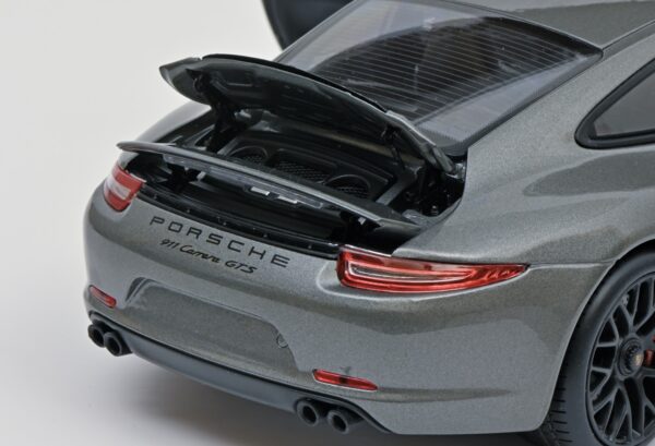 Schuco 1/18 Porsche 911 GTS Coupe Grey Diecast Model 450039600