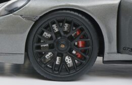 Schuco 1/18 Porsche 911 GTS Coupe Grey Diecast Model 450039600