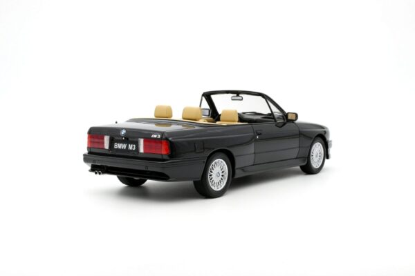 otto mobile - 1:18 bmw e30 m3 convertible black 1989