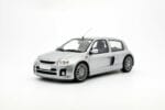 Otto Mobile - 1:18 Renault Clio V6 Phase 1 Silver 2001 - Limited Edition Resin Model
