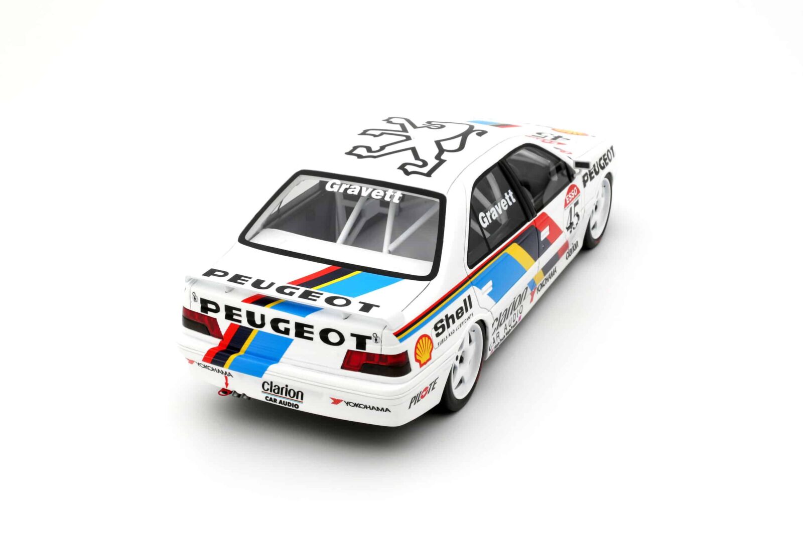 Otto Mobile - 1:18 Peugeot 405 MI16 BTCC R.Gravett 1992 - Limited