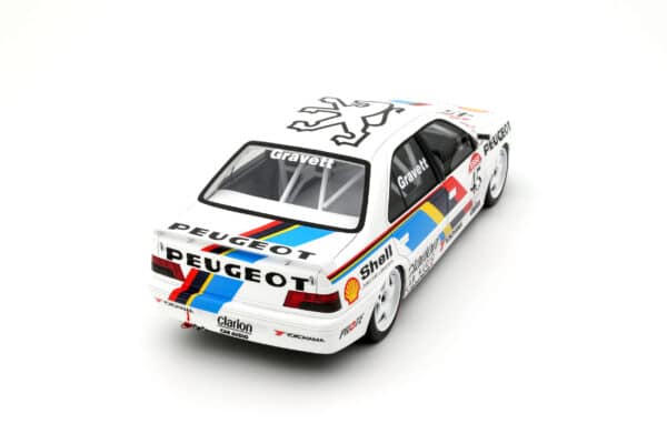 Otto Mobile - 1:18 Peugeot 405 MI16 BTCC R.Gravett 1992 - Limited Edition Resin Model