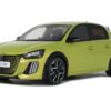 Otto Mobile - 1:18 Peugeot E-208 GT Yellow Agueda 2024 - Limited Edition Resin Model 24 ot1164 peugeot e 208 gt jaune agueda 2024 01
