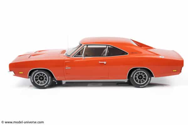 Otto Mobile - 1:12 Dodge Charger Hemi Orange 1969 - Limited Edition Resin Model