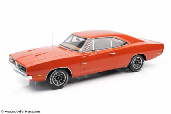 Otto Mobile - 1:12 Dodge Charger Hemi Orange 1969 - Limited Edition Resin Model