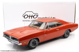 Otto Mobile - 1:12 Dodge Charger Hemi Orange 1969 - Limited Edition Resin Model