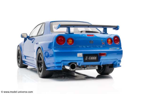 Otto Mobile - 1:12 Nissan Skyline GT-R (R34) Z-Tune Blue 2005 - Limited Edition Resin Model