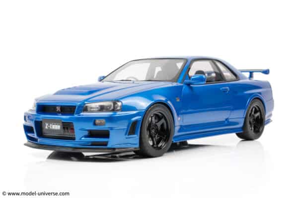 Otto Mobile - 1:12 Nissan Skyline GT-R (R34) Z-Tune Blue 2005 - Limited Edition Resin Model