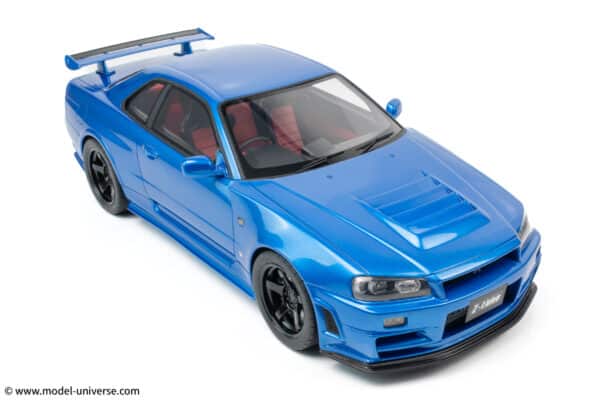 Otto Mobile - 1:12 Nissan Skyline GT-R (R34) Z-Tune Blue 2005 - Limited Edition Resin Model