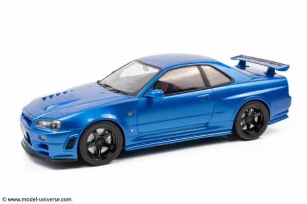 Otto Mobile - 1:12 Nissan Skyline GT-R (R34) Z-Tune Blue 2005 - Limited Edition Resin Model