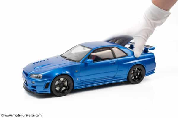 Otto Mobile - 1:12 Nissan Skyline GT-R (R34) Z-Tune Blue 2005 - Limited Edition Resin Model