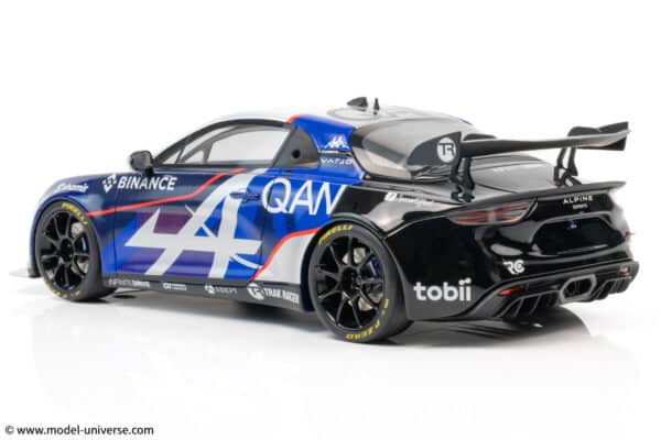 Alpine A110 GT4 Evo Blue Alpine ESports Series 2024 - 1:18 Scale Limited Edition Resin Model by Otto Mobile