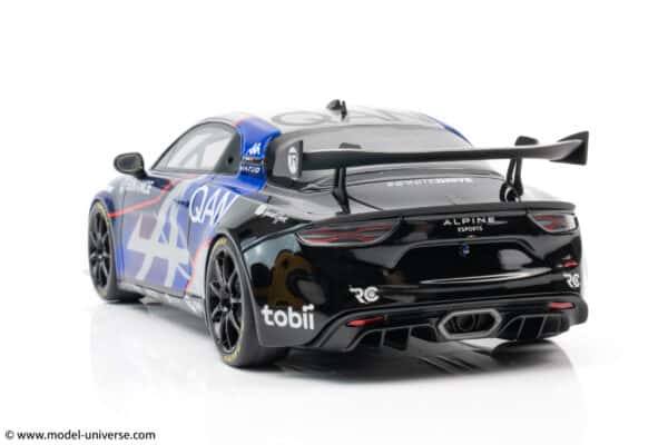 Alpine A110 GT4 Evo Blue Alpine ESports Series 2024 - 1:18 Scale Limited Edition Resin Model by Otto Mobile