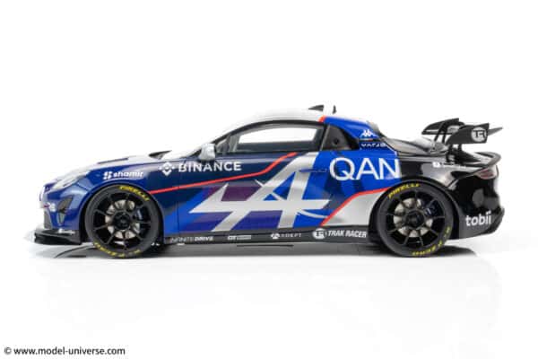 Alpine A110 GT4 Evo Blue Alpine ESports Series 2024 - 1:18 Scale Limited Edition Resin Model by Otto Mobile
