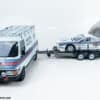 Otto Mobile - 1:18 3-Car Set: Fiat 242, Lancia 037 with Trailer - Winner 1983 Monte Carlo Rally Walter No.1 Rohrl - Limited Edition Resin Model