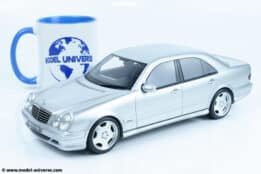 Otto Mobile - 1:18 Mercedes-Benz E55 AMG W210 Brilliant Silver 2001 - Limited Edition Resin Model