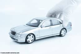 Otto Mobile - 1:18 Mercedes-Benz E55 AMG W210 Brilliant Silver 2001 - Limited Edition Resin Model