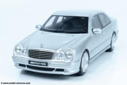 Otto Mobile - 1:18 Mercedes-Benz E55 AMG W210 Brilliant Silver 2001 - Limited Edition Resin Model