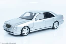 Otto Mobile - 1:18 Mercedes-Benz E55 AMG W210 Brilliant Silver 2001 - Limited Edition Resin Model