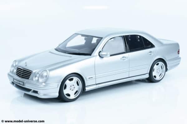 Otto Mobile - 1:18 Mercedes-Benz E55 AMG W210 Brilliant Silver 2001 - Limited Edition Resin Model