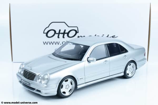 Otto Mobile - 1:18 Mercedes-Benz E55 AMG W210 Brilliant Silver 2001 - Limited Edition Resin Model